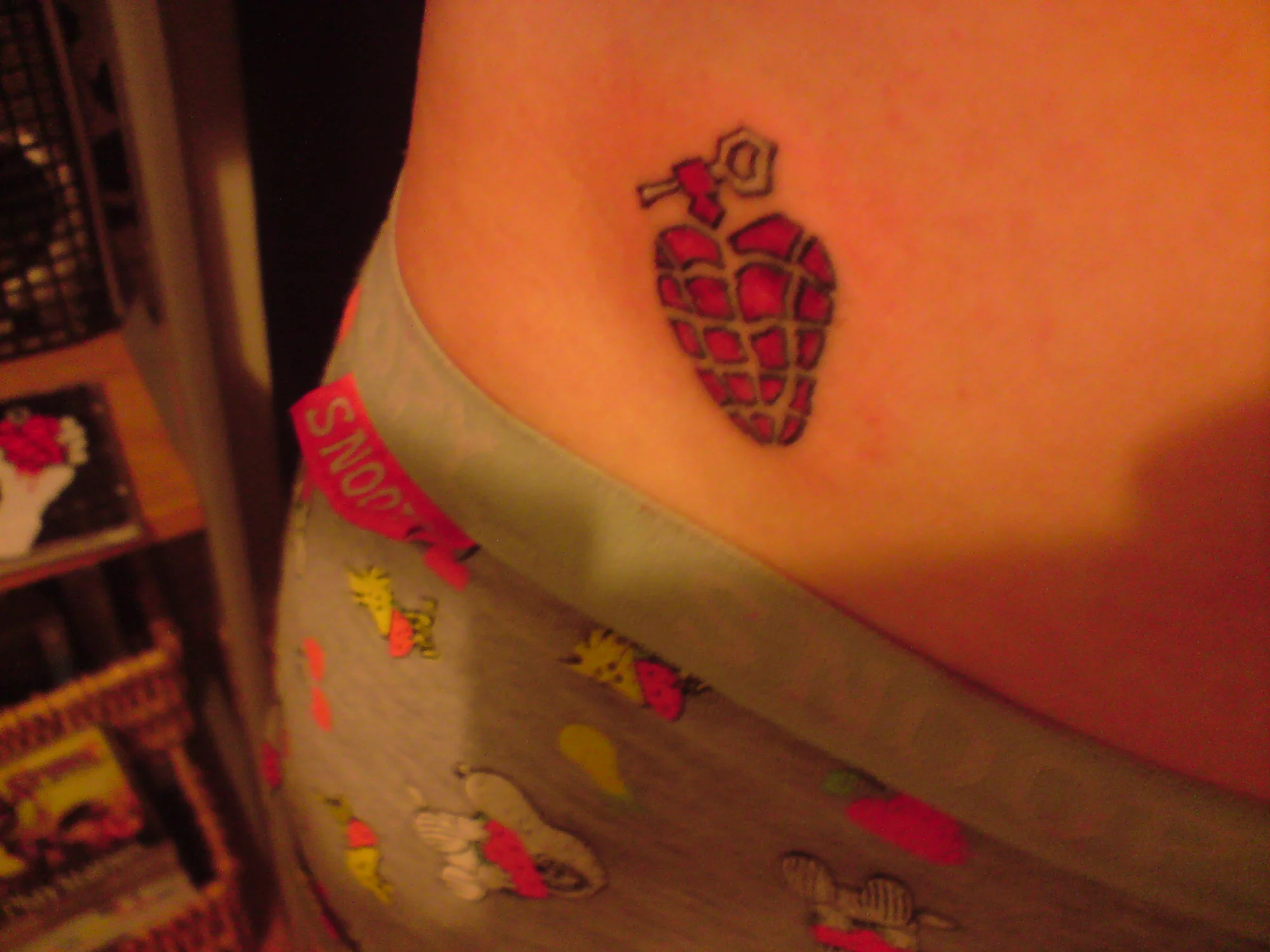 American Idiot Heart Grenade Tattoo