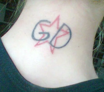 Green Day Star Logo Tattoo