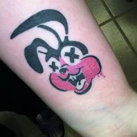 Awesome as Fuck Bunny Tattoo