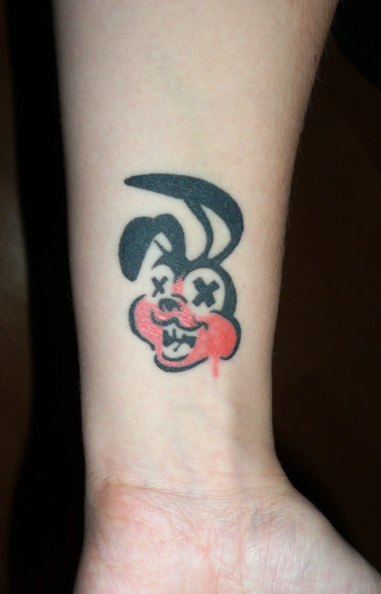 Awesome as Fuck Bunny Tattoo