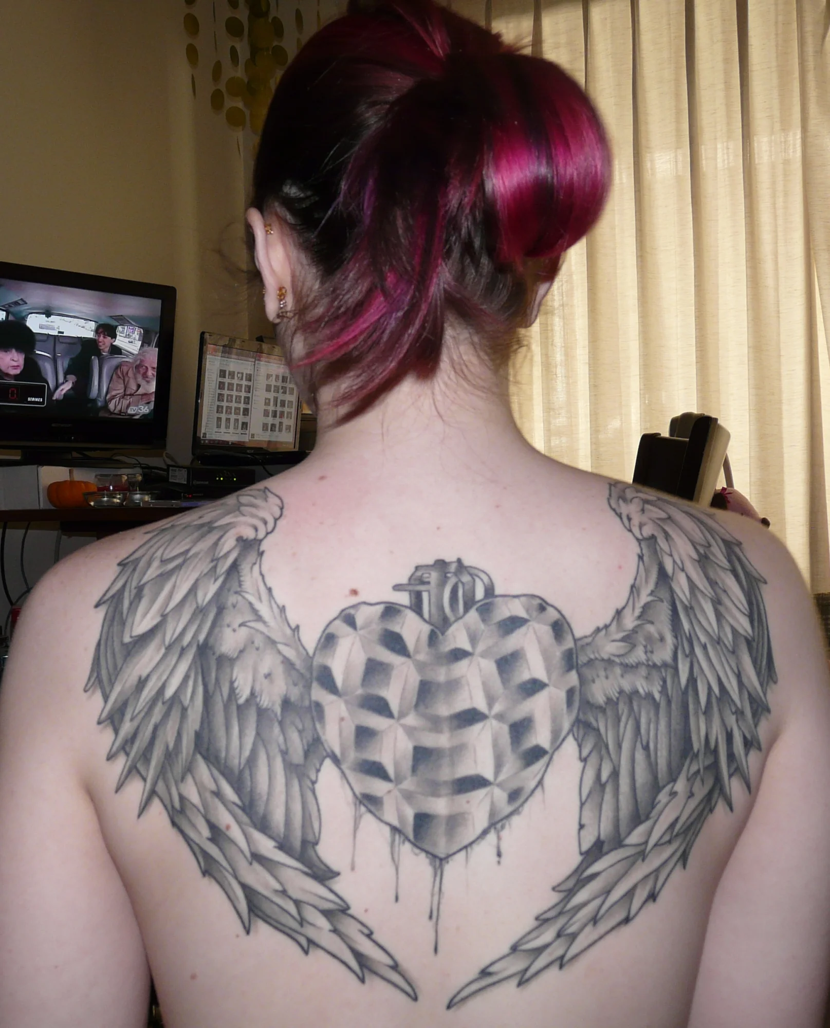 American Idiot Heart Grenade Tattoo