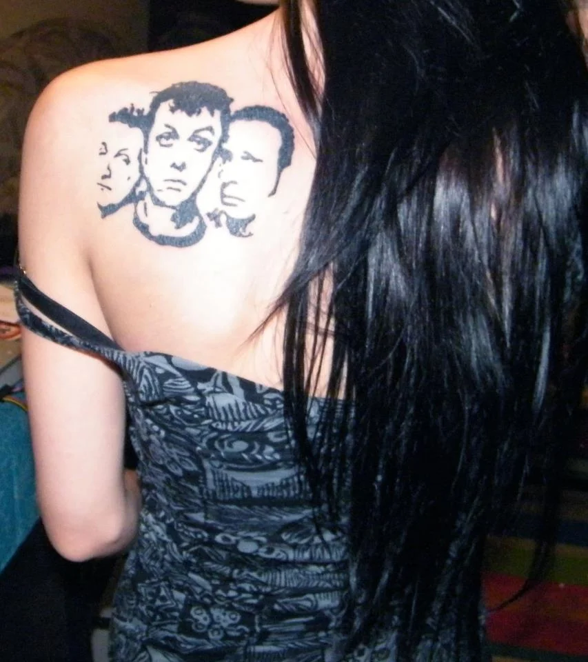 Green Day Portrait Tattoo