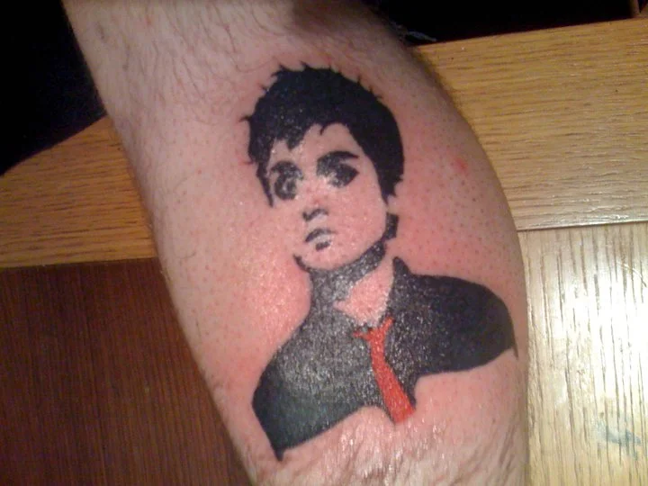 Billie Joe Armstrong Portrait Tattoo