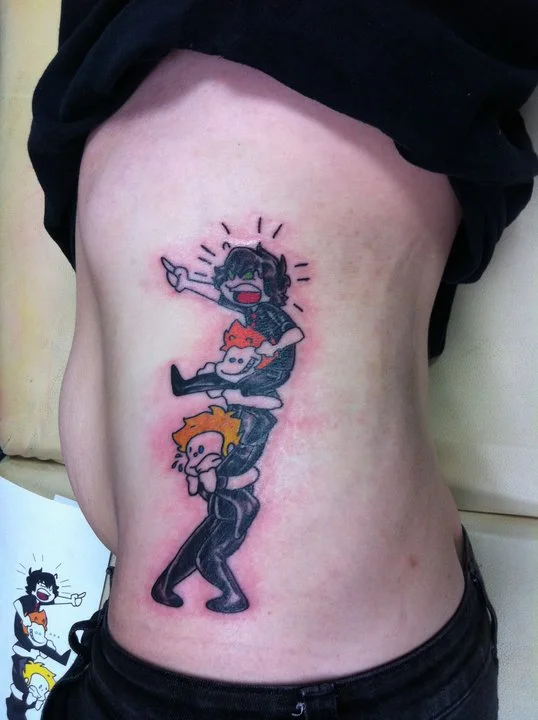 Green Day Trio Cartoon Stack