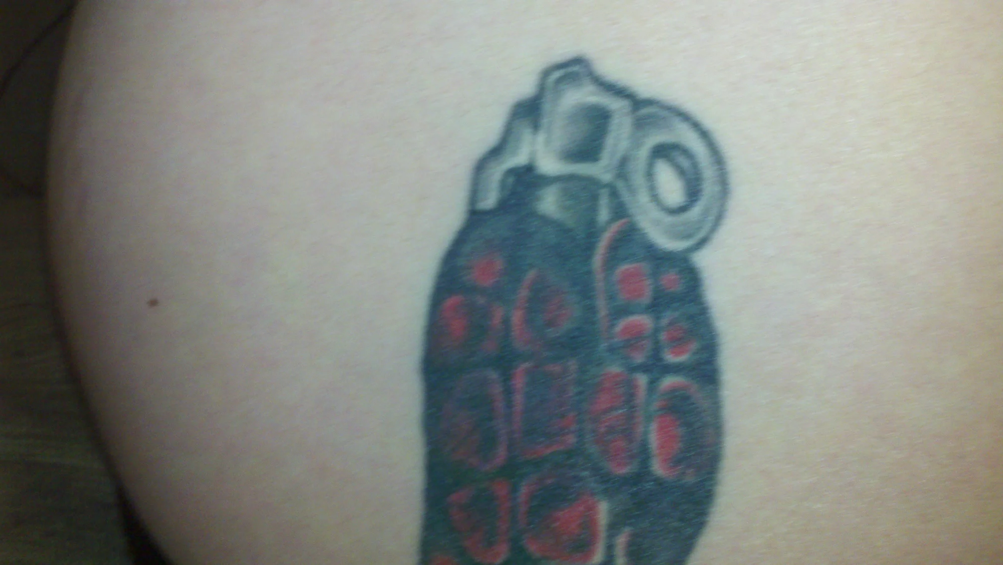 American Idiot Heart Grenade Tattoo