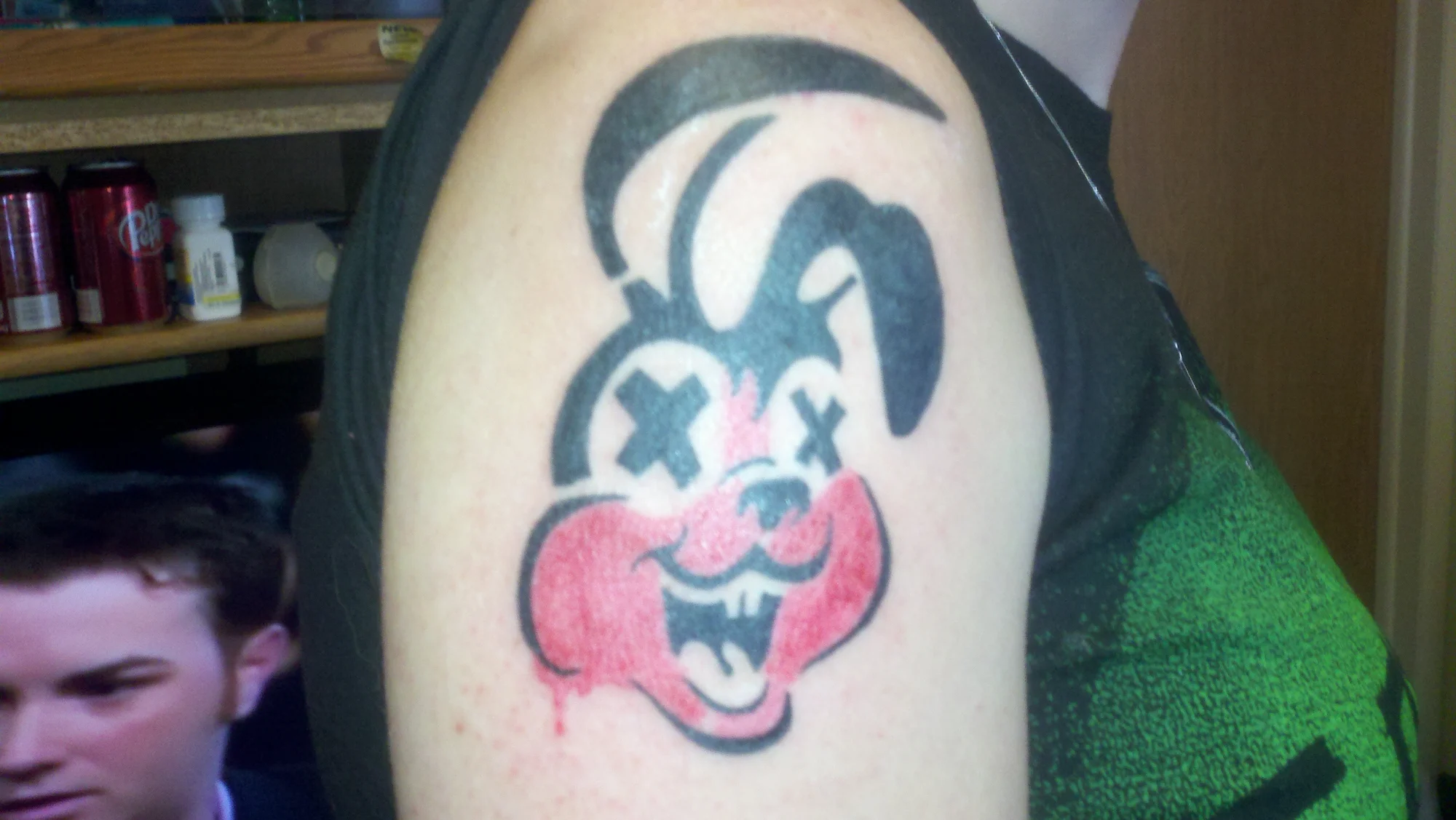 Awesome as Fuck Bunny Tattoo