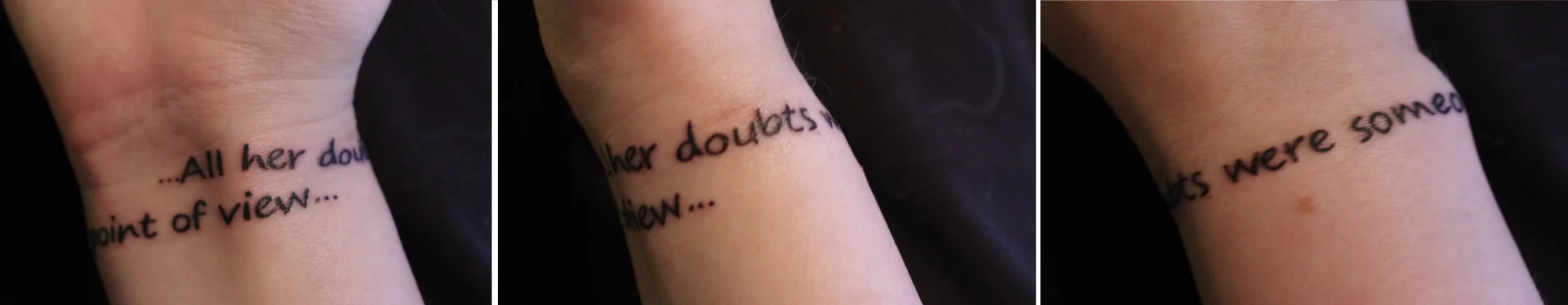 Green Day She Lyric Tattoo