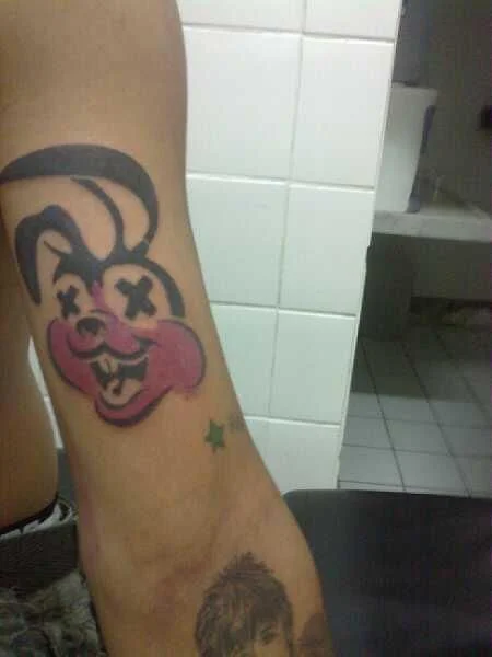 Awesome as Fuck Bunny Tattoo