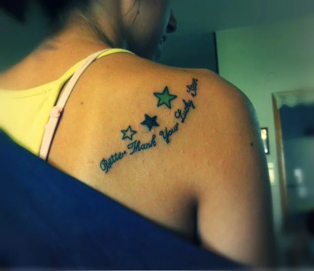 Good Riddance (Time of Your Life) Lyric Tattoo