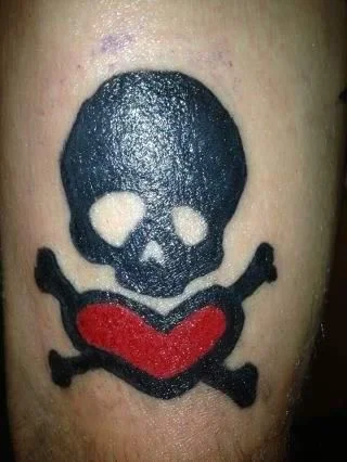 Adeline Records Logo Tattoo
