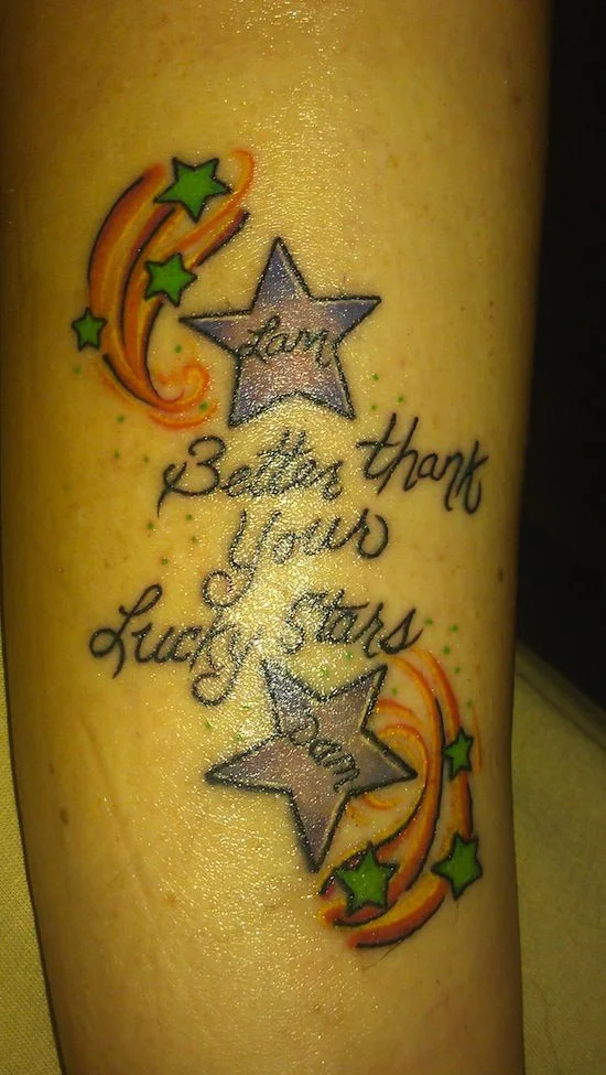 Good Riddance (Time of Your Life) Lyric Tattoo