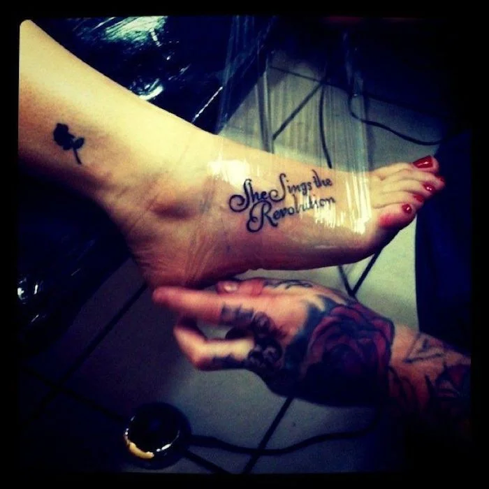 She Sings the Revolution Tattoo