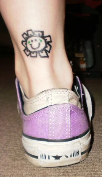 Kerplunk Flower Tattoo