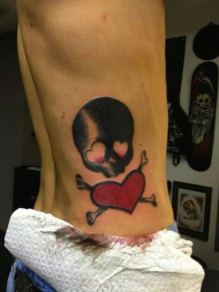 Adeline Records Logo Tattoo