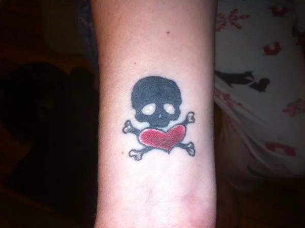 Adeline Records Logo Tattoo
