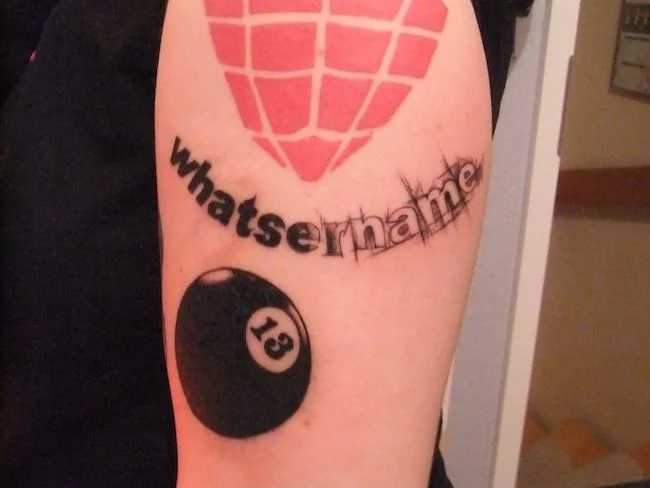 What's Her Name Lyric Tattoo