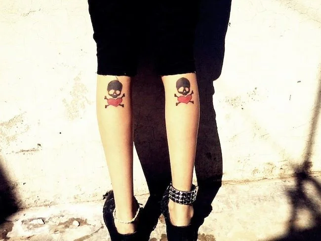 Adeline Records Logo Tattoo