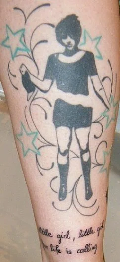 Little Girl Lyric Tattoo