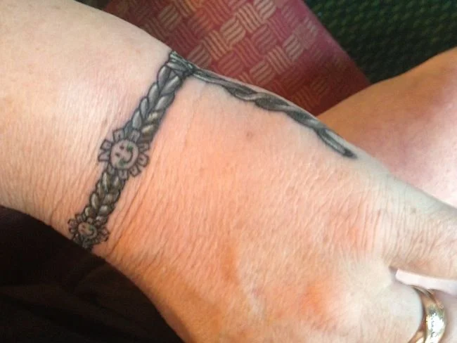 Kerplunk Flower Bracelet Tattoo