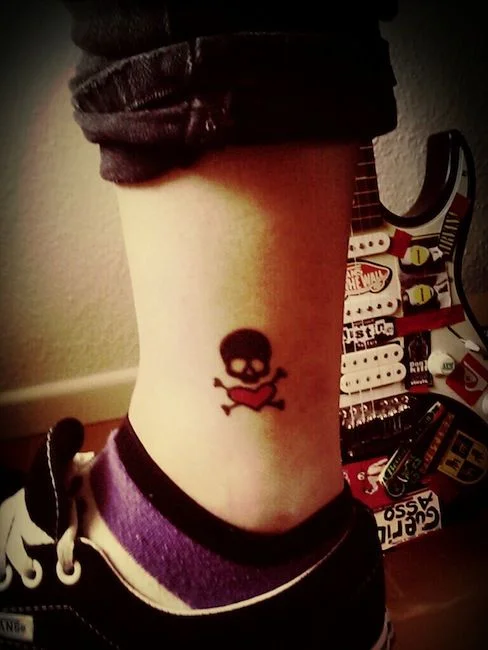 Adeline Records Logo Tattoo