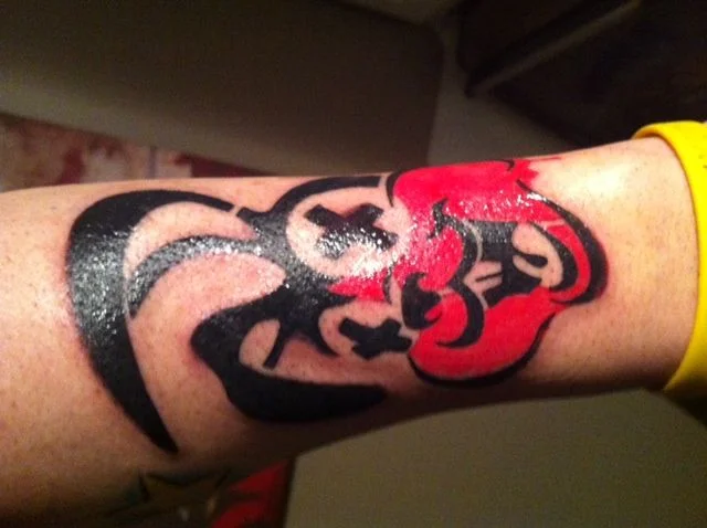 Awesome as Fuck Bunny Tattoo