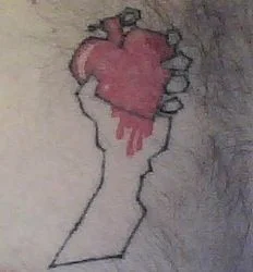 American Idiot Heart Grenade Tattoo
