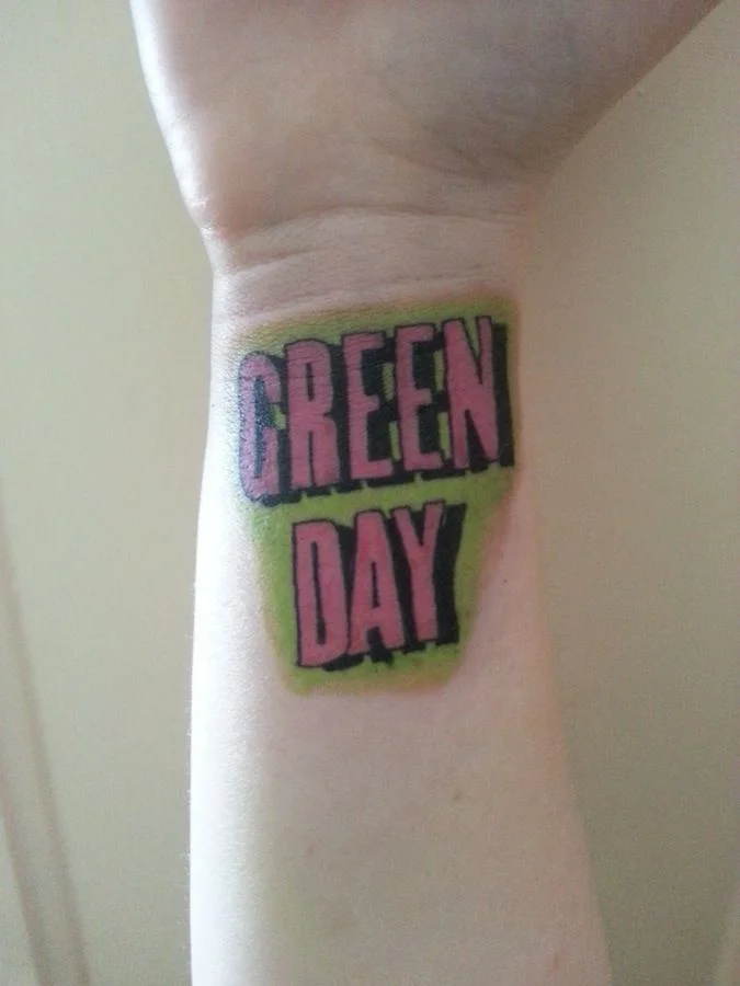 Green Day Trilogy Logo Tattoo