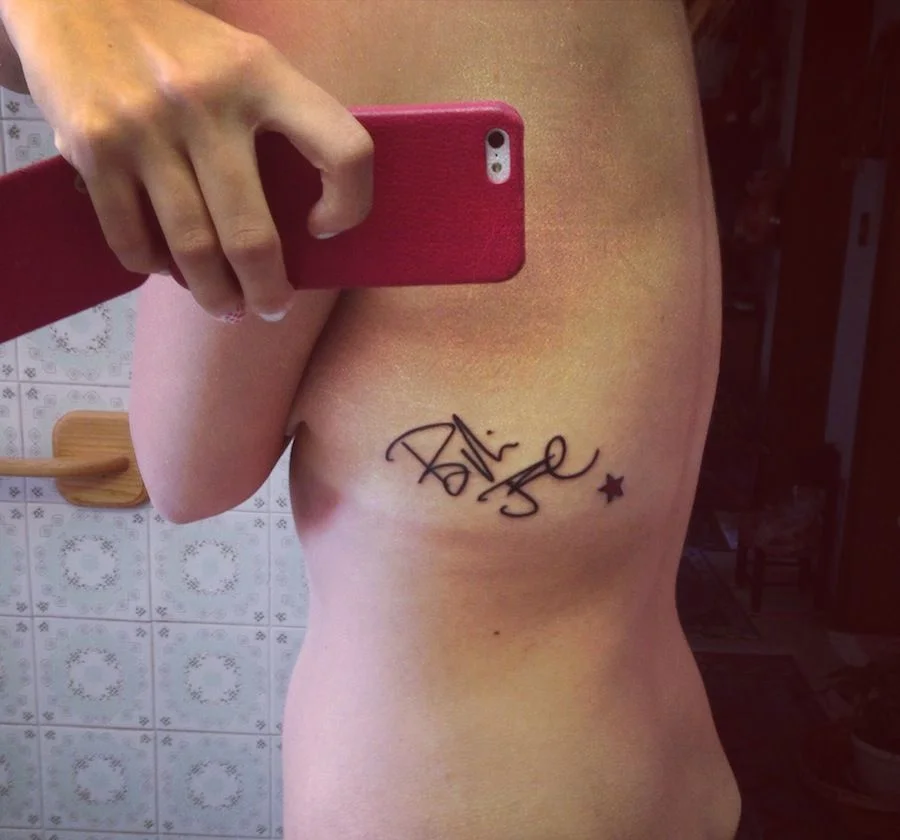 Billie Joe Signature Tattoo
