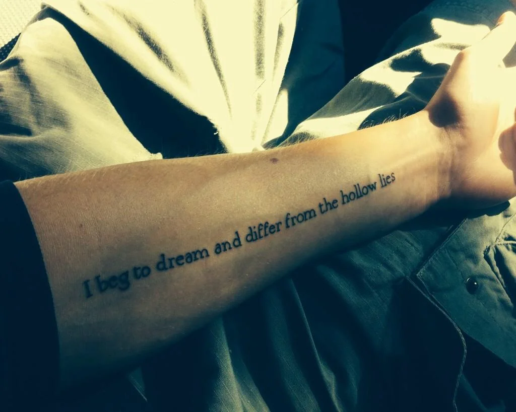 Lyric Tattoo