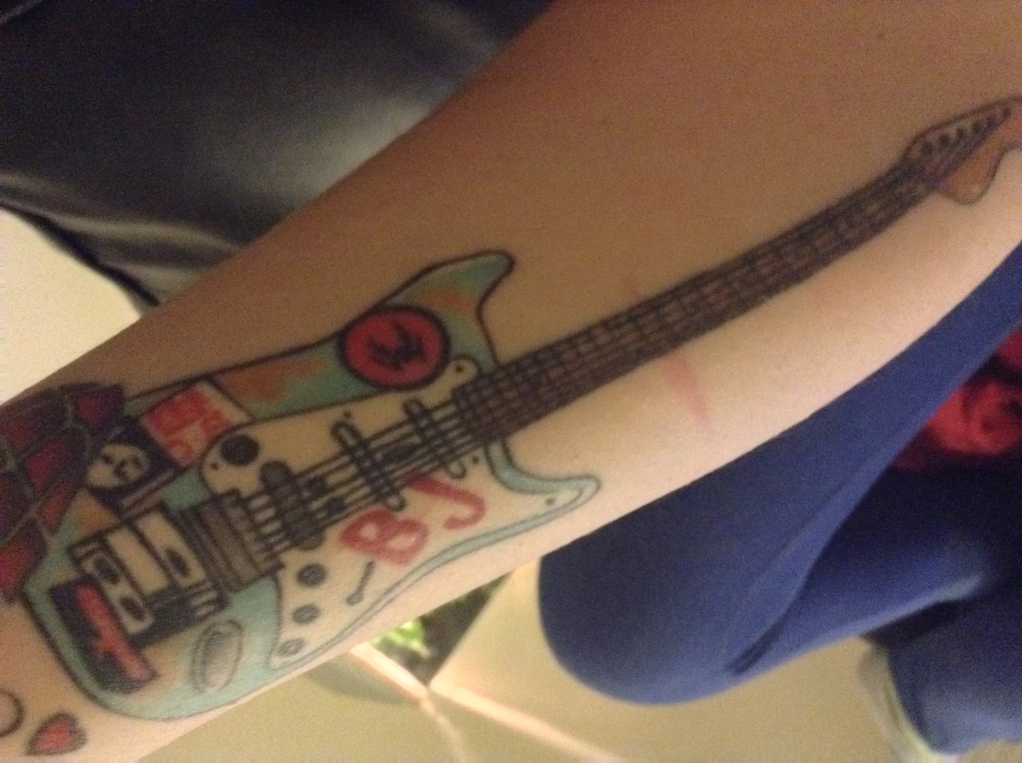 Billie Joe Armstrong's Guitar Tattoo