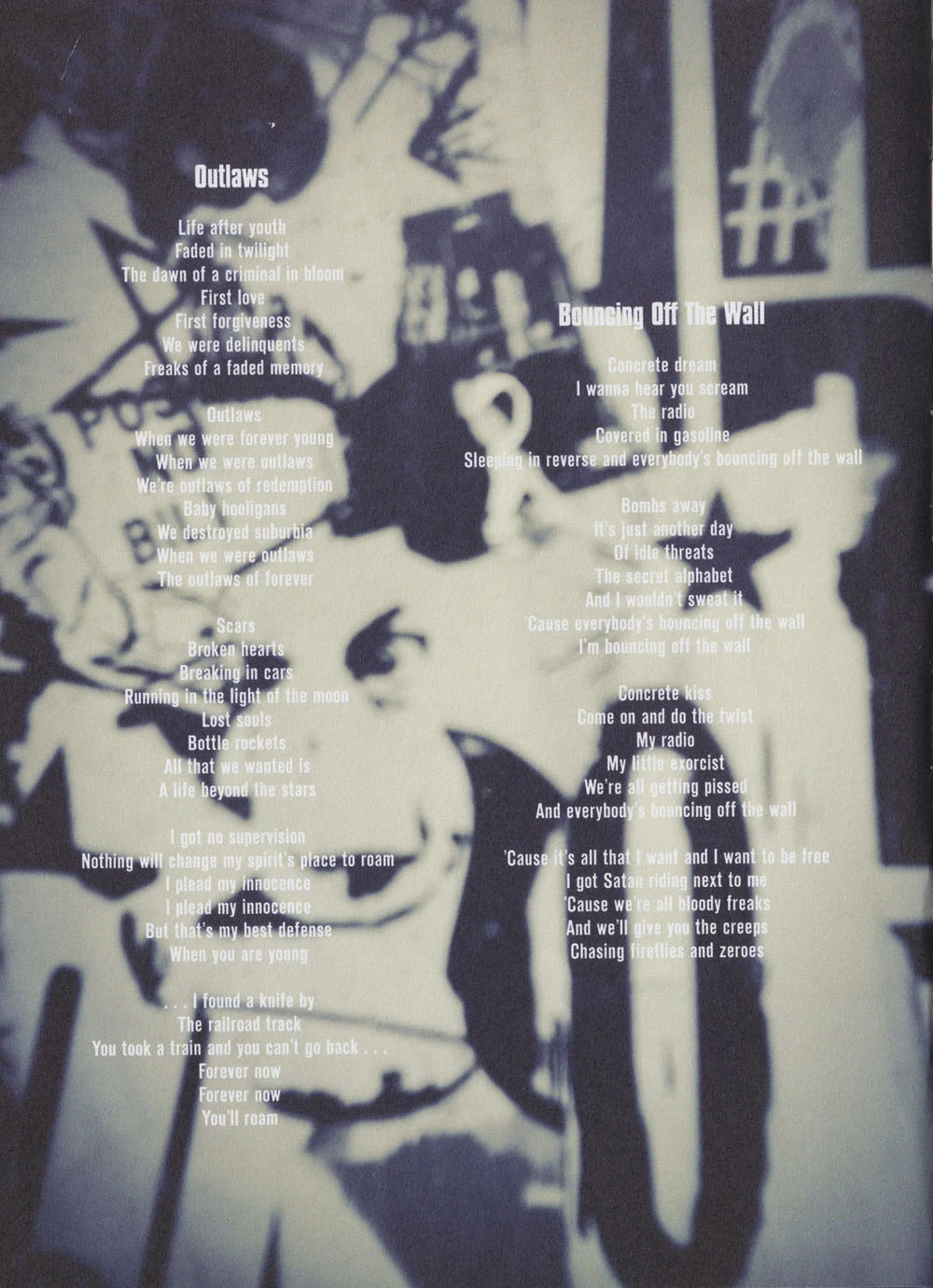 RevRad hardcover lyric book - page 12