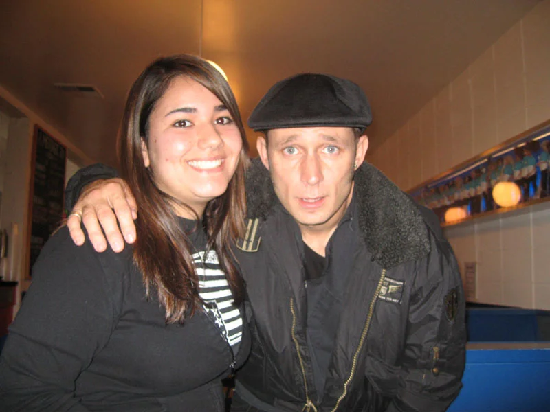 Christine Shahverdian and Mike Dirnt