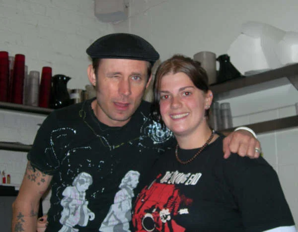 Zandra Lodington and Mike Dirnt