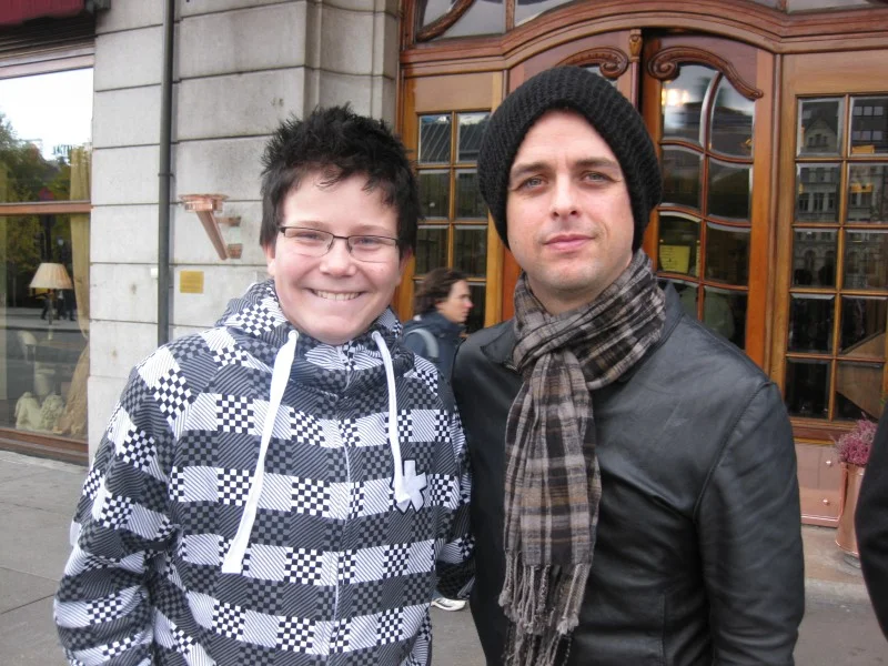 Vebjorn and Billie Joe Armstrong