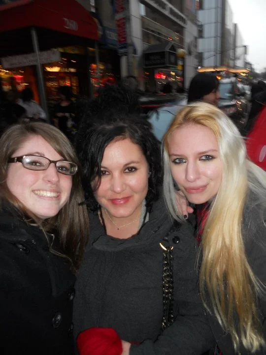 Jaclyn and Tiffany with Adrienne Armstrong