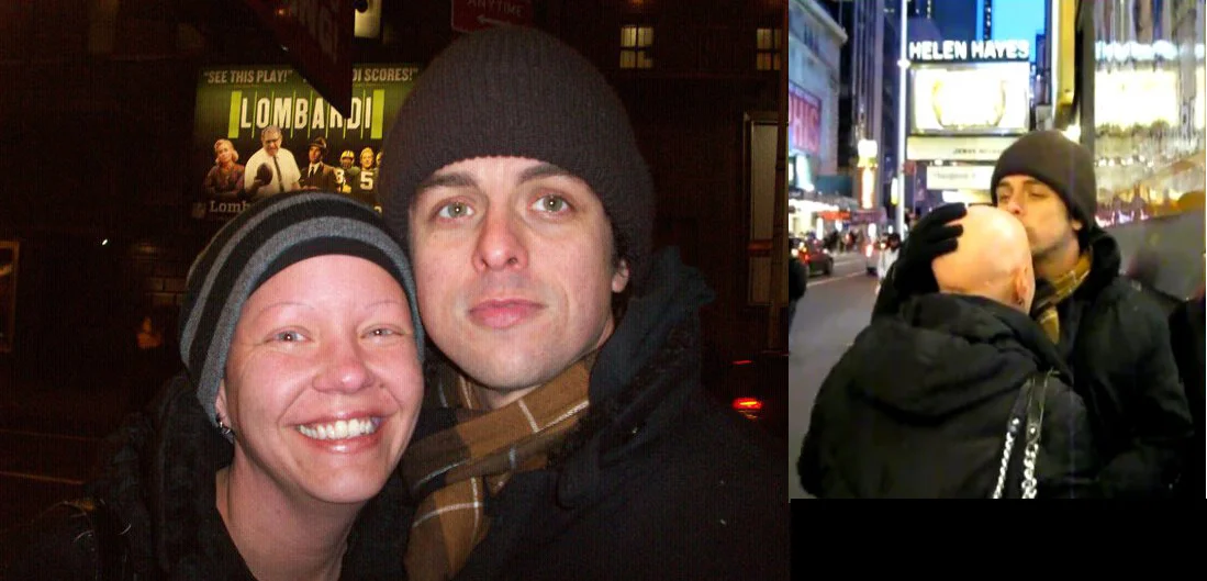 Chris and Billie Joe Armstrong