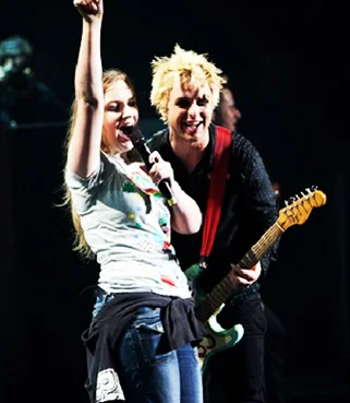 Isabel Hughes and Billie Joe Armstrong