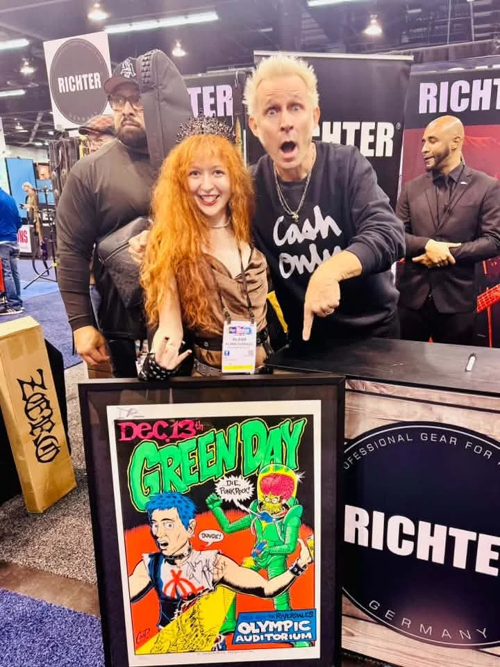 Alana Corrado with Mike Dirnt