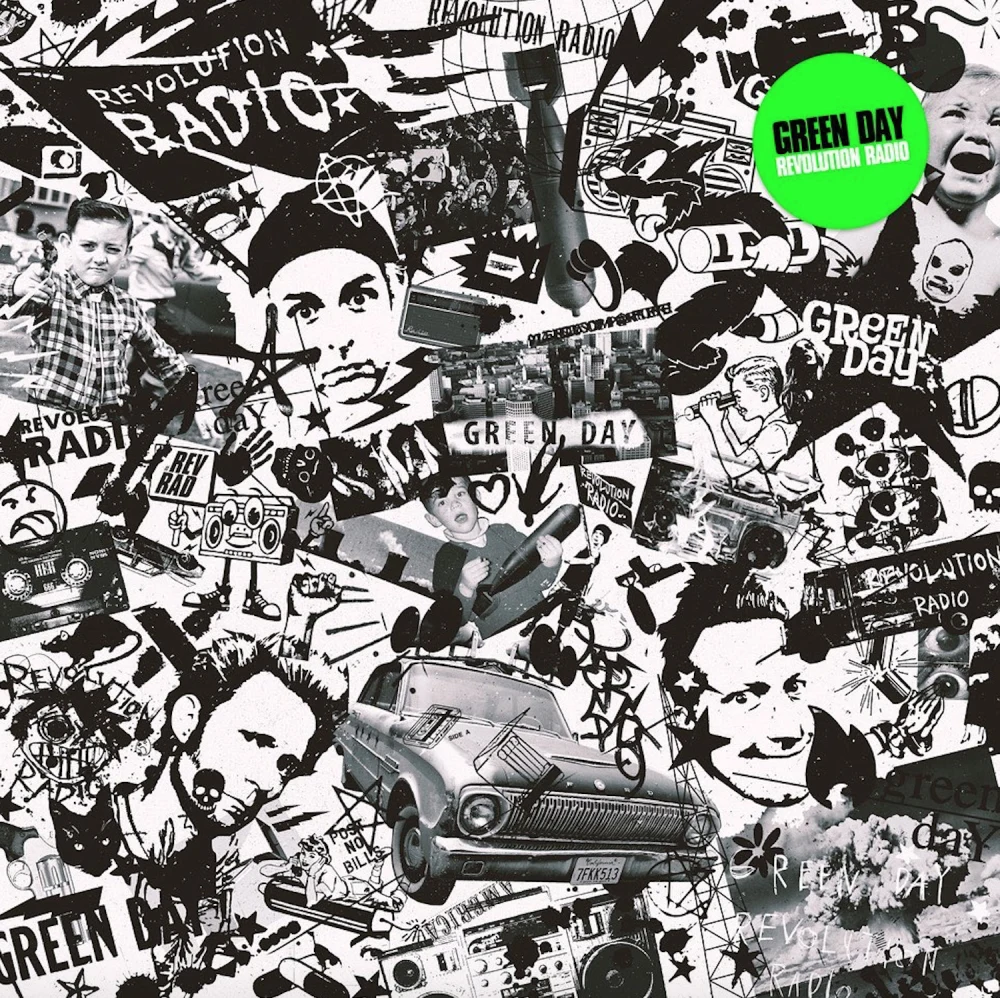 Original Revolution Radio art by Frank Maddocks