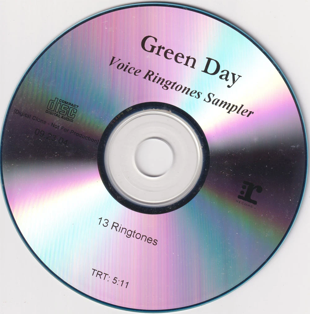 Green Day Voice Ringtone Sampler - CD