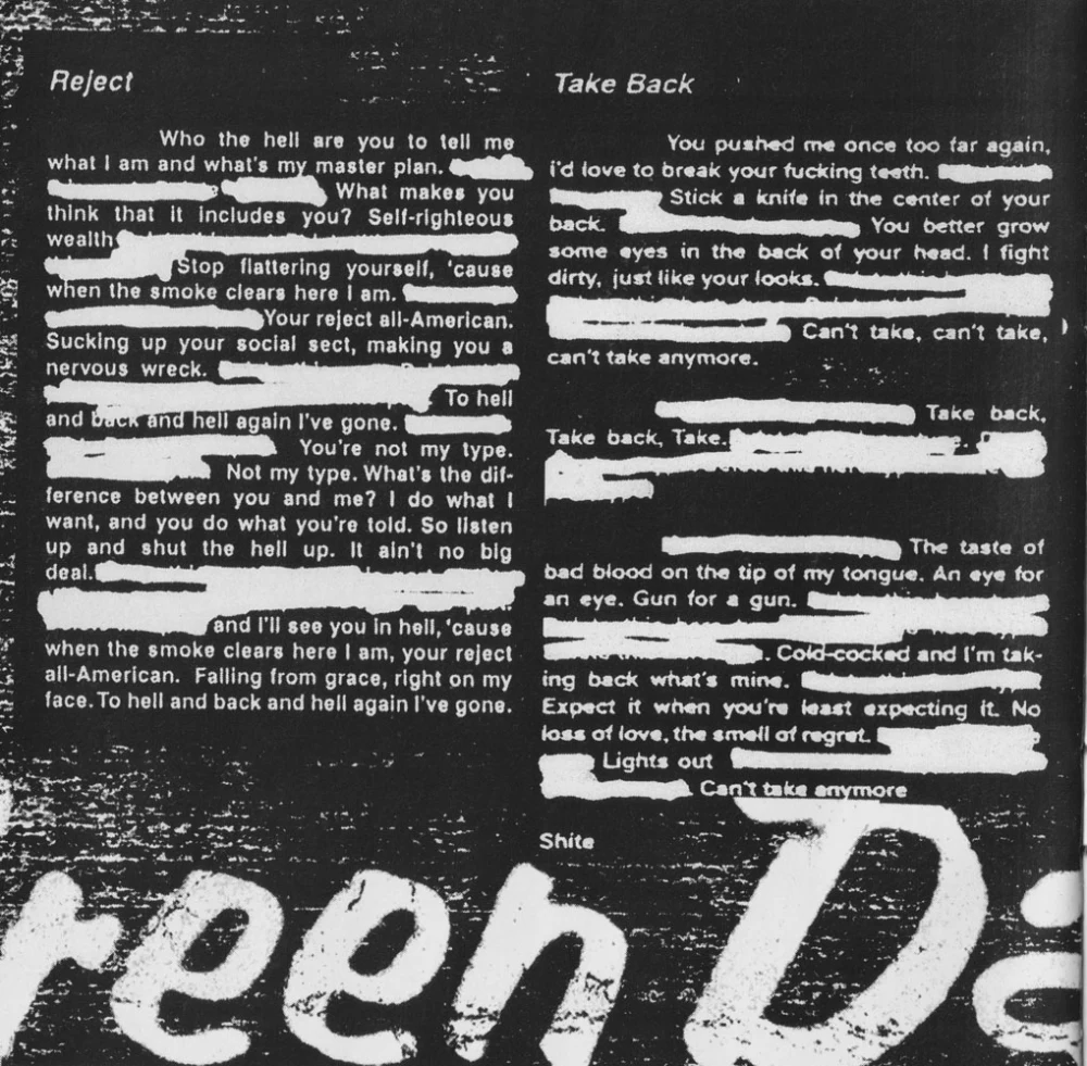 Nimrod lyric booklet - page 9