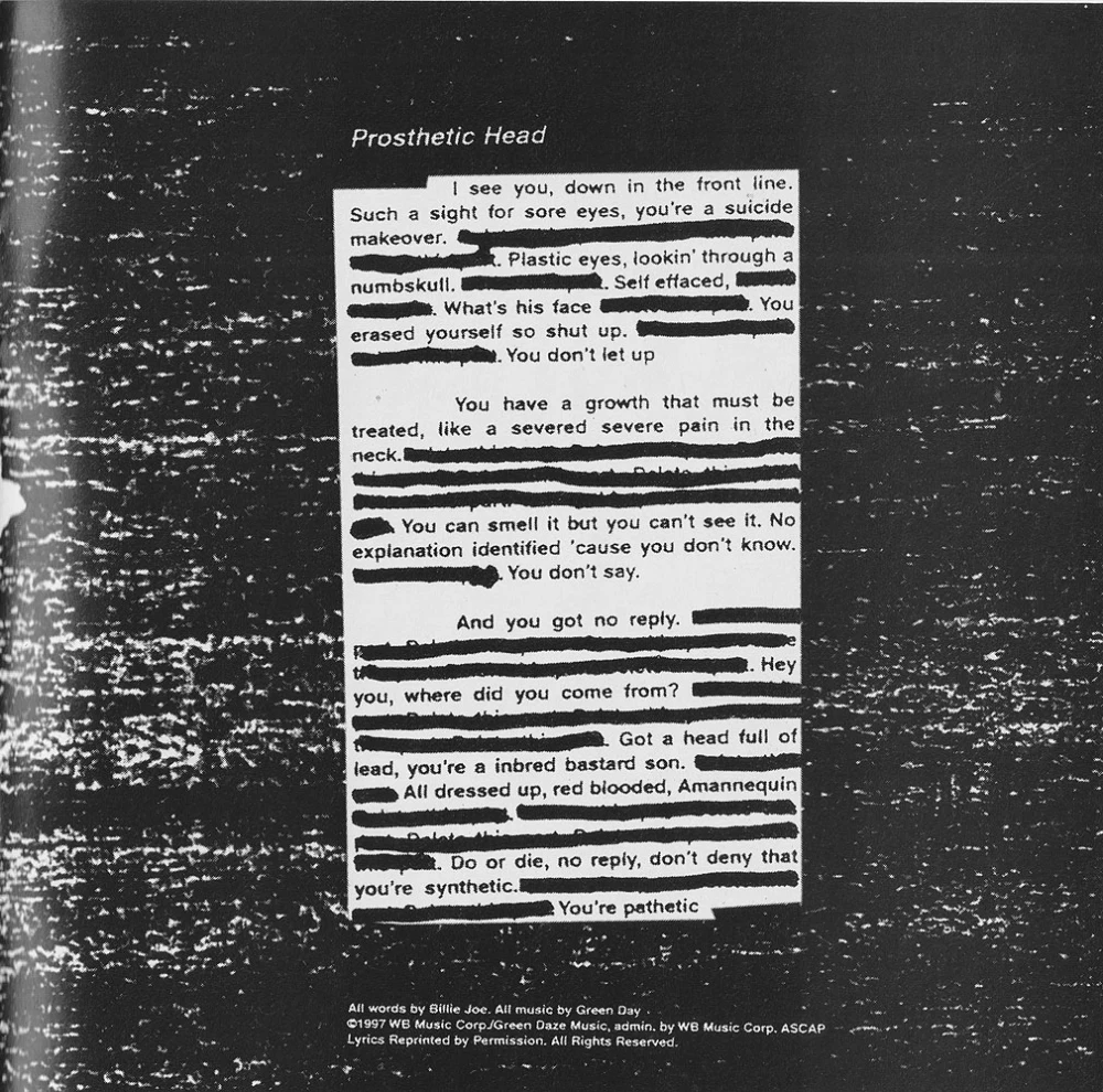Nimrod lyric booklet - page 12