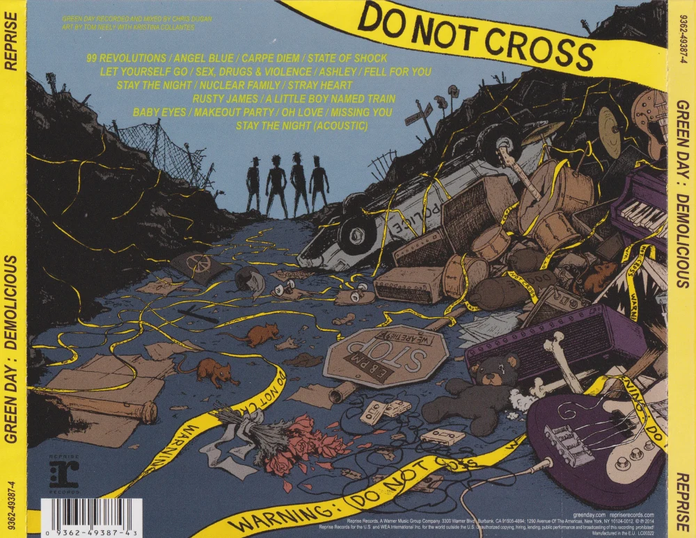 Demolicious back album artwork