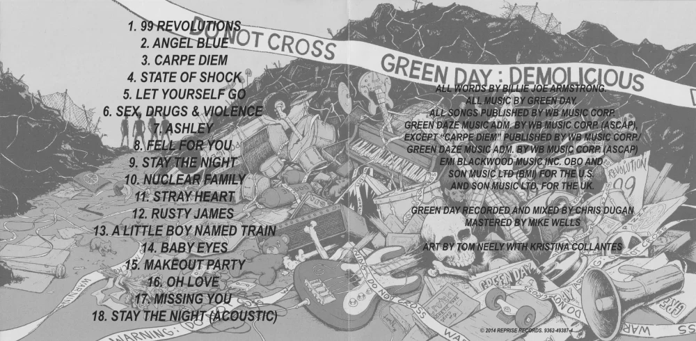 Inside album tracklist