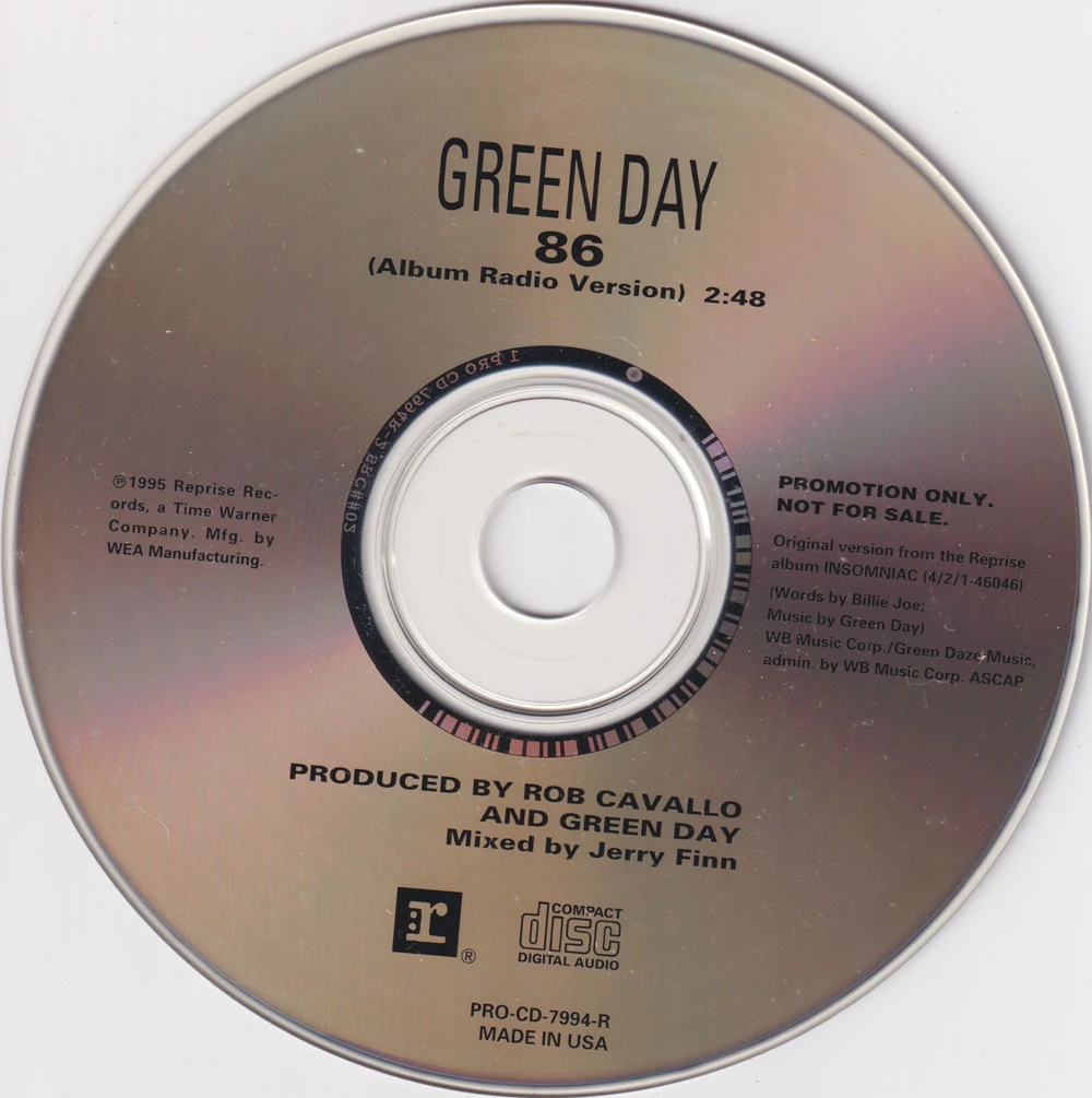 86 US promo CD