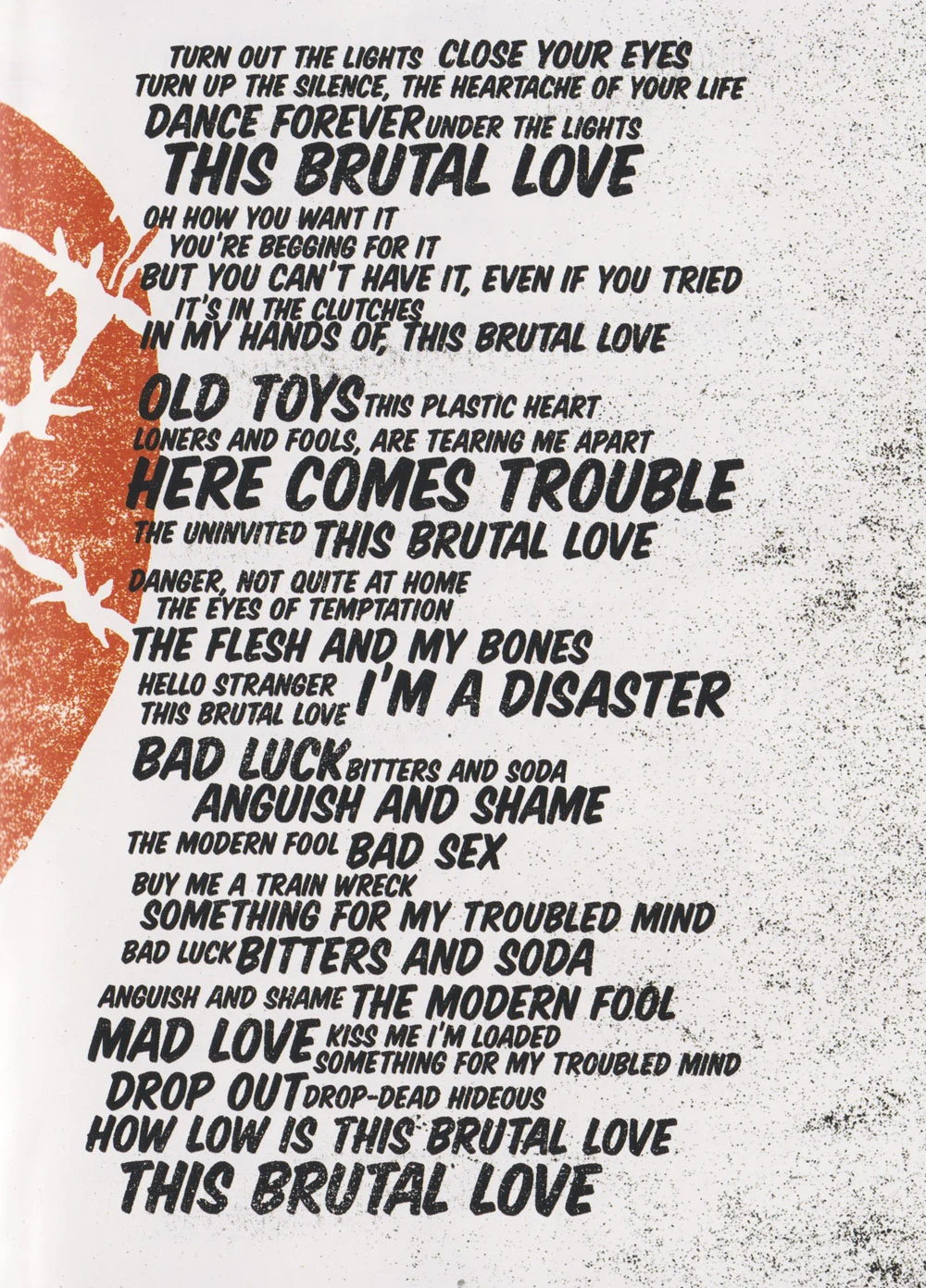 ¡Tré! hardcover lyric book - page 5
