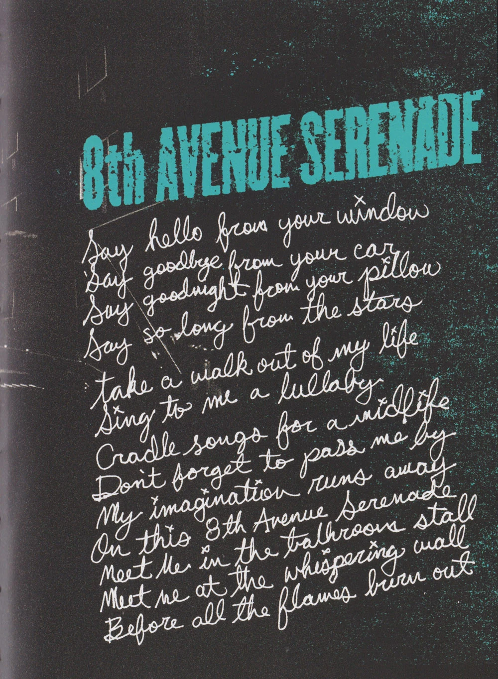 ¡Tré! hardcover lyric book - page 11