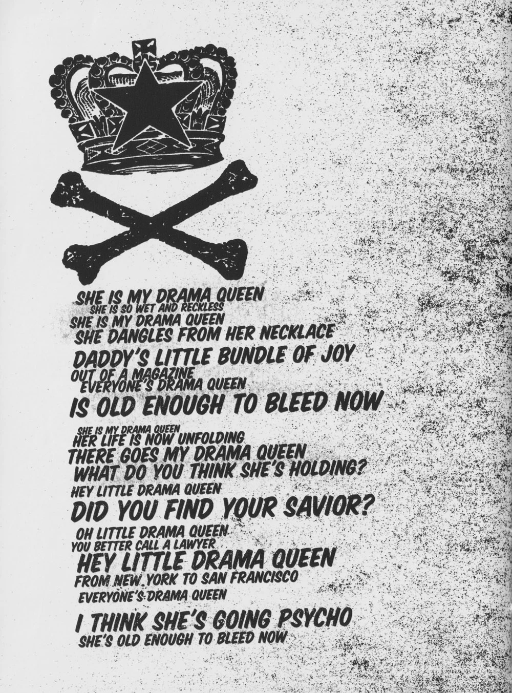 ¡Tré! hardcover lyric book - page 12