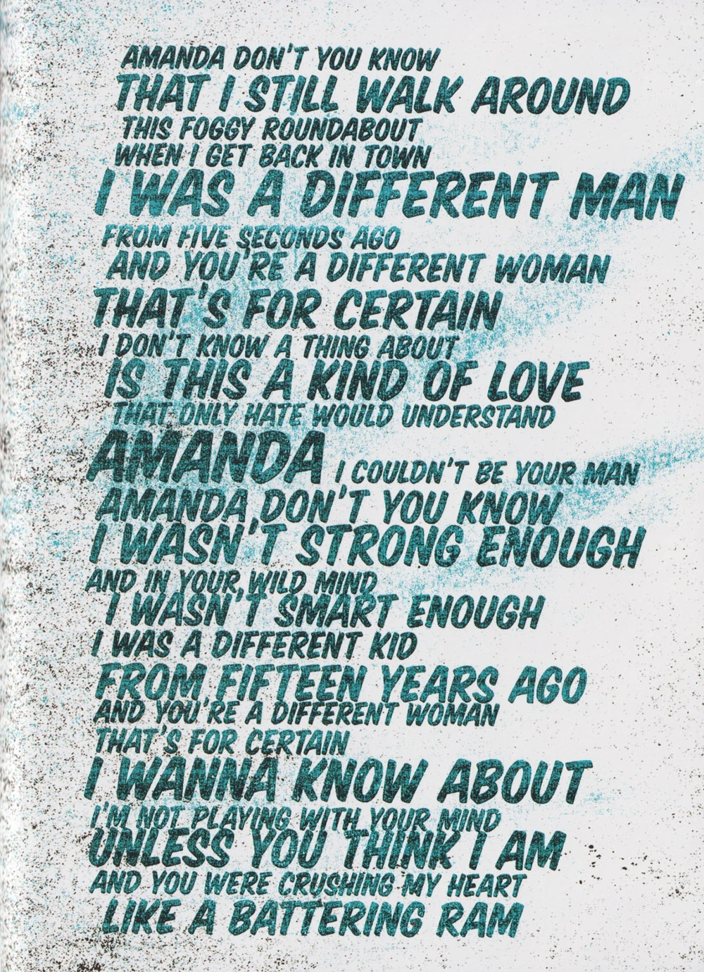 ¡Tré! hardcover lyric book - page 26