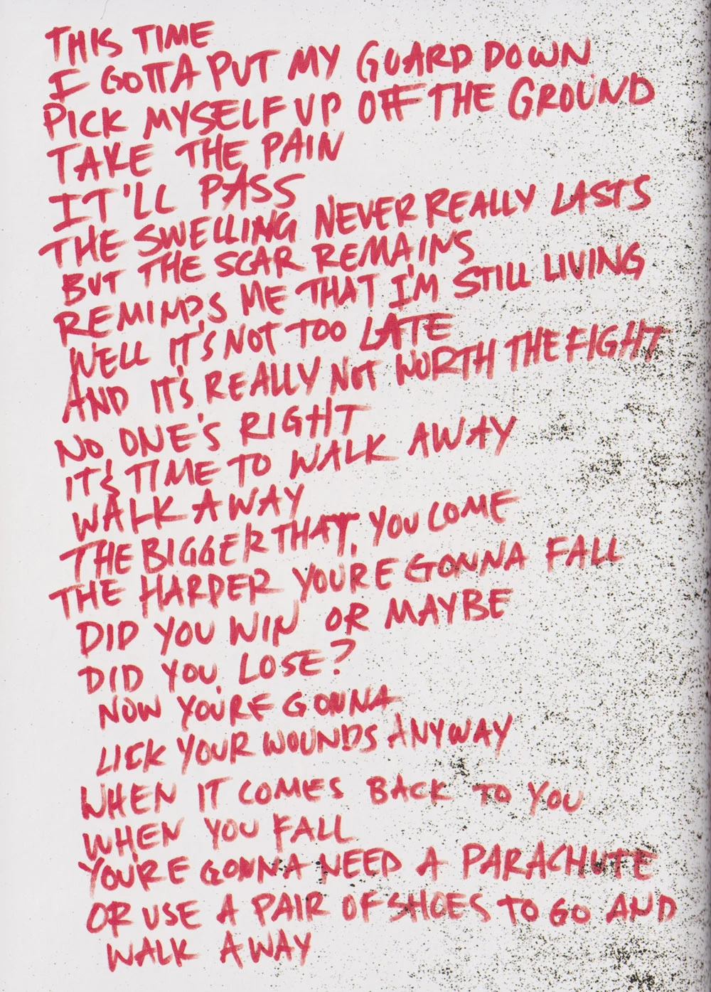 ¡Tré! hardcover lyric book - page 29